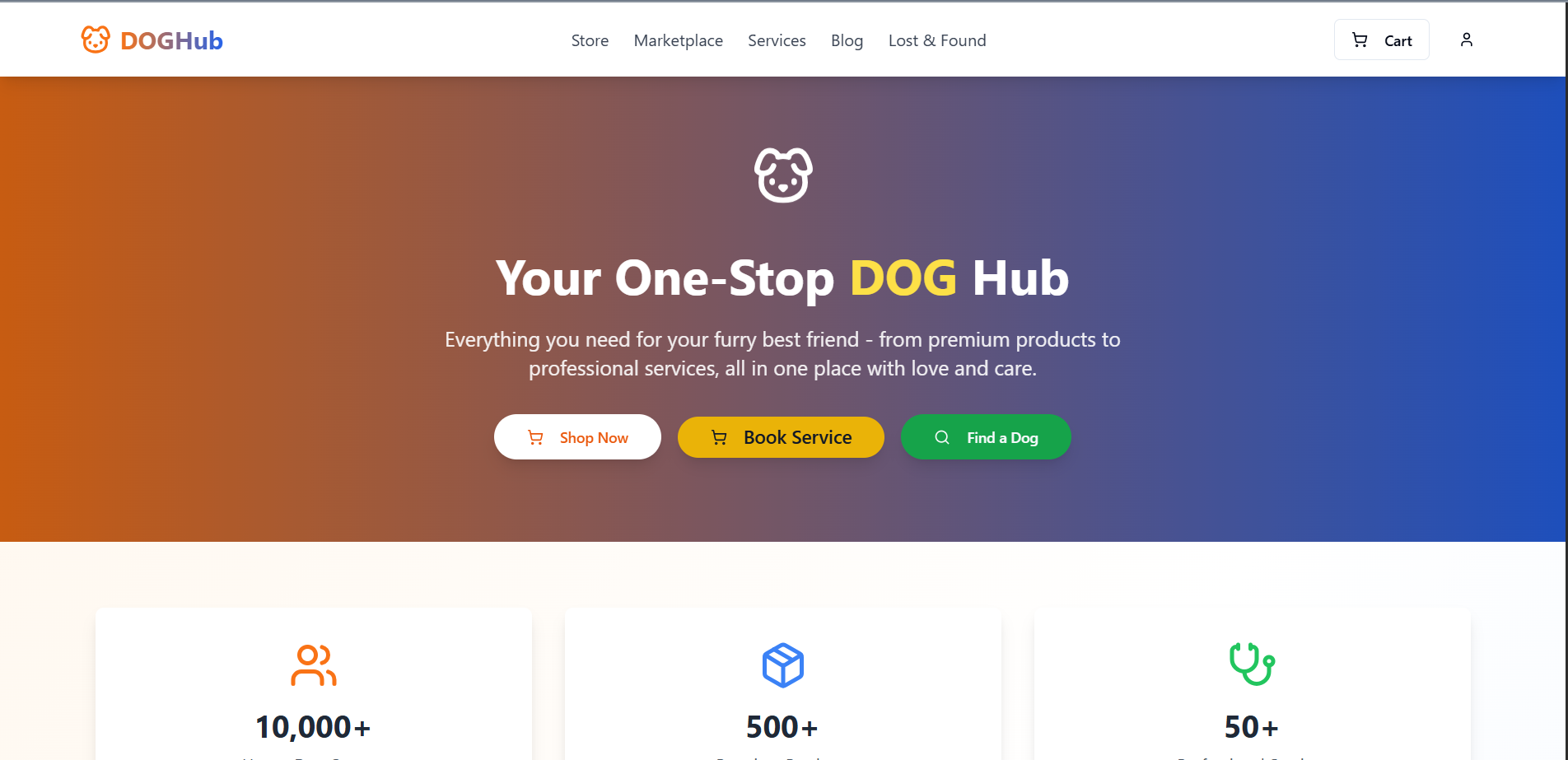 DogHub Ug project screenshot